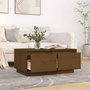 Voir la diapositive 3 : VIDAXL Table basse Marron miel 80x50x35 cm Bois massif de pin