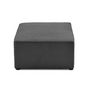 Voir la diapositive 3 : BEST MOBILIER Topaze - pouf - en tissu bouclette