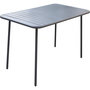Voir la diapositive 1 : Habitat et Jardin Table jardin en métal  Bilbao  - 150 x 90 x 71 cm - Gris