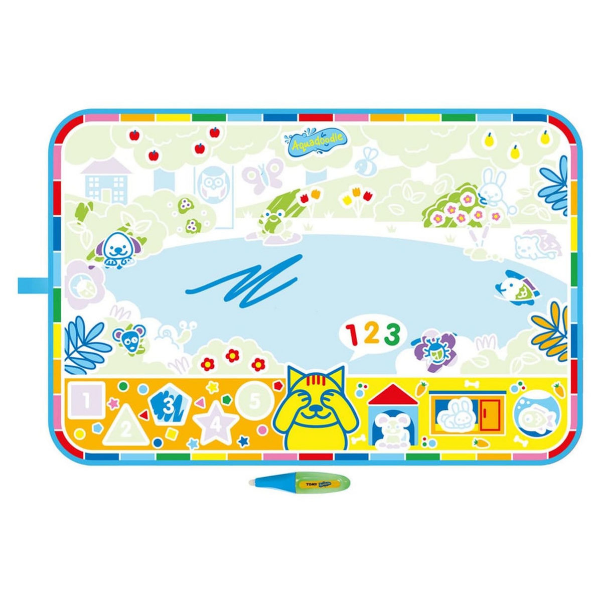 TOMY Tapis de jeu Aquadoodle Mes 1ères découvertes