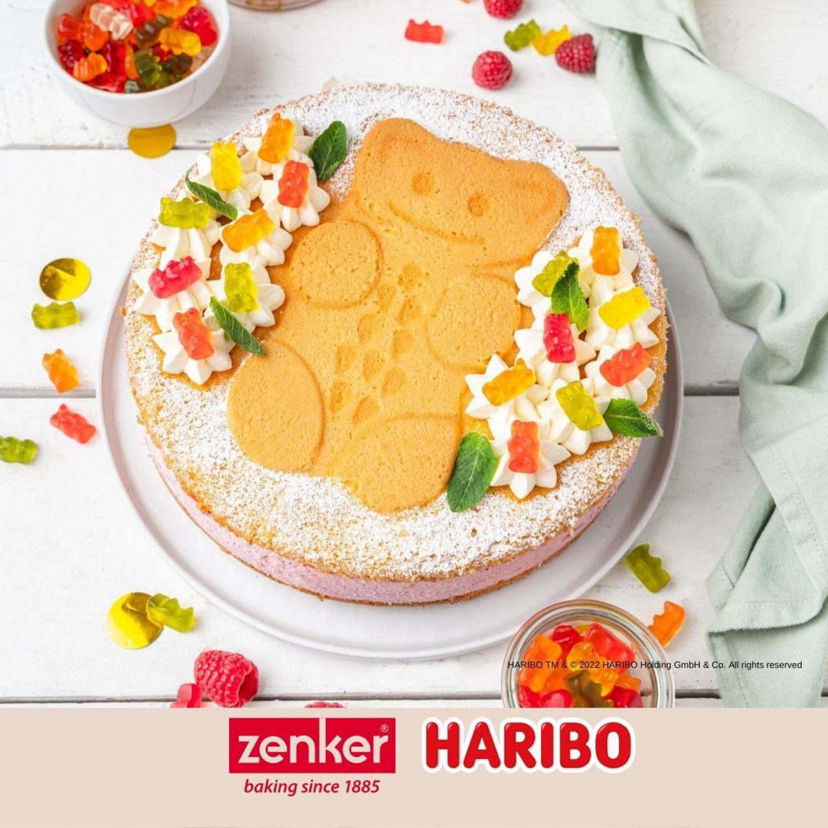 ZENKER Moule à manqué à charnière 26 cm Zenker Haribo