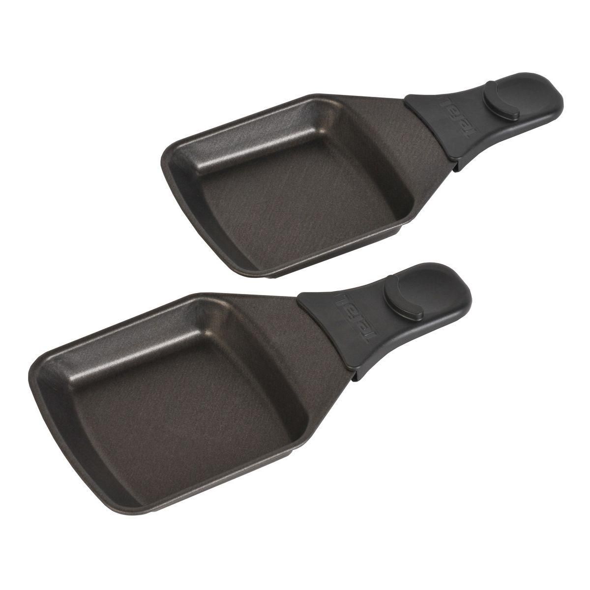 TEFAL coupelle lot de 2 poelons à raclette carrées