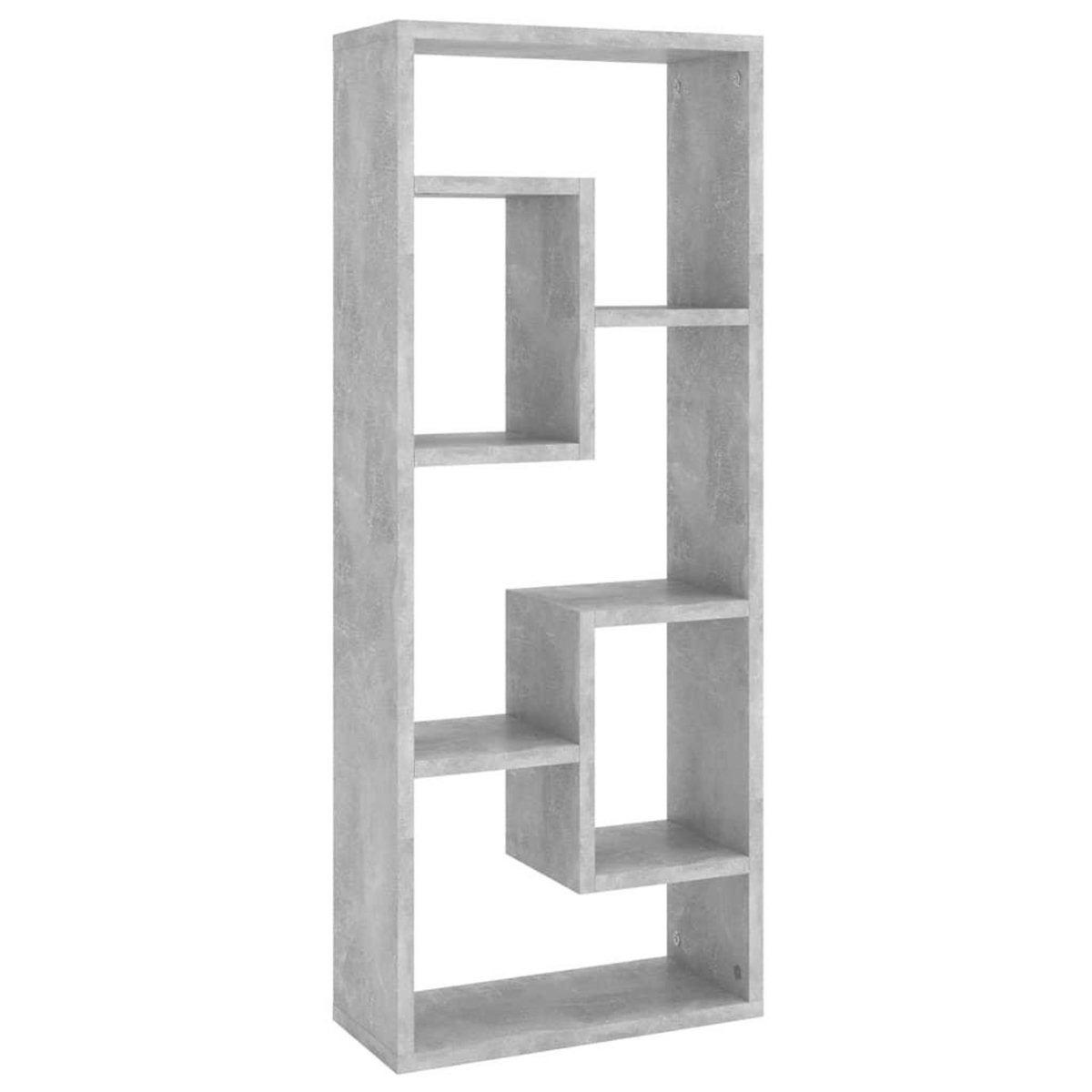 VIDAXL Etagere murale Gris beton 36x16x90 cm Bois d'ingenierie
