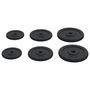 Voir la diapositive 5 : VIDAXL Plaques de poids 6 pcs 30 kg Fonte
