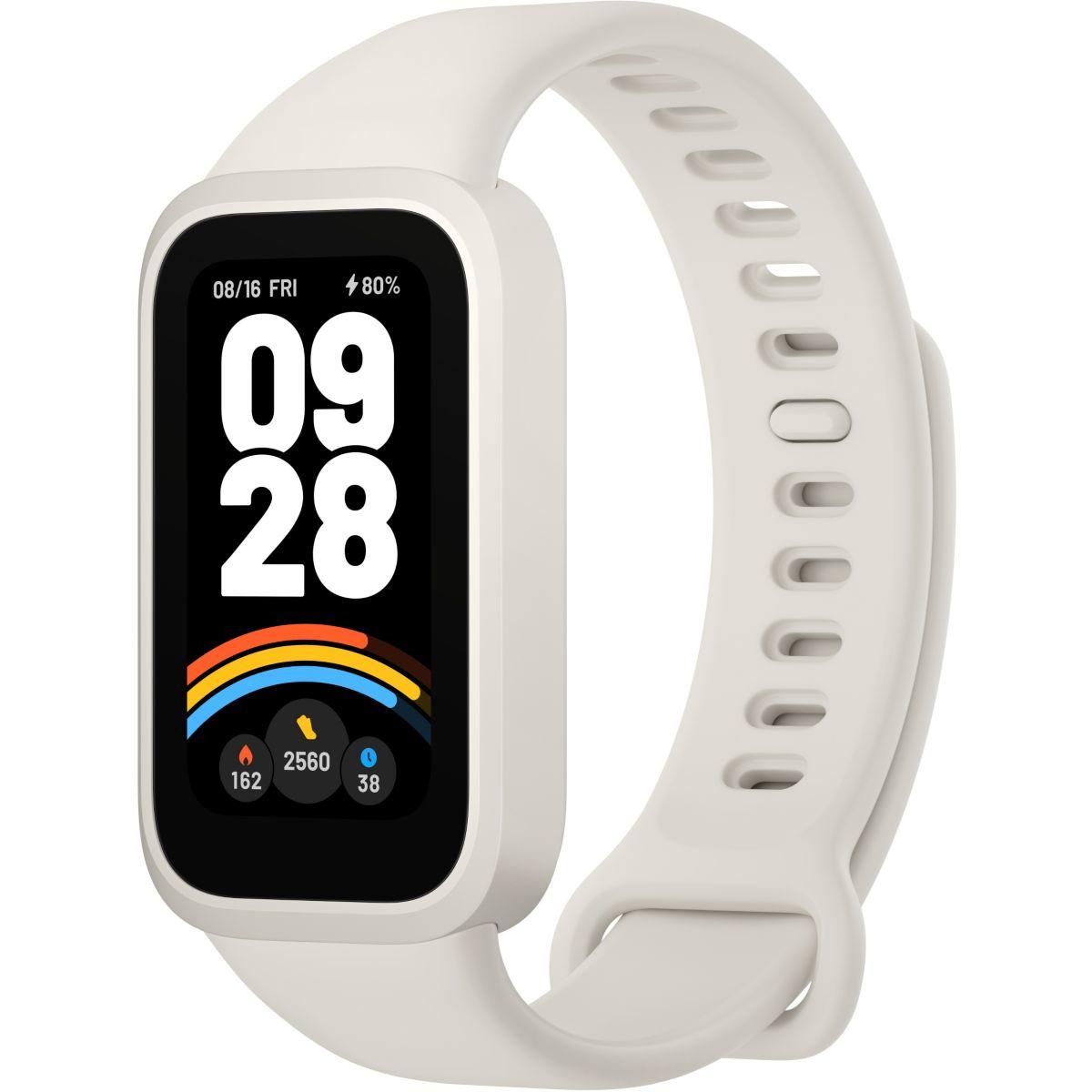 XIAOMI Montre connectée Mi Smart Band 9 Active Blanc Beige