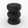 Voir la diapositive 5 : Rendez vous déco Table d'appoint ronde en métal noir D35 cm-Cléo