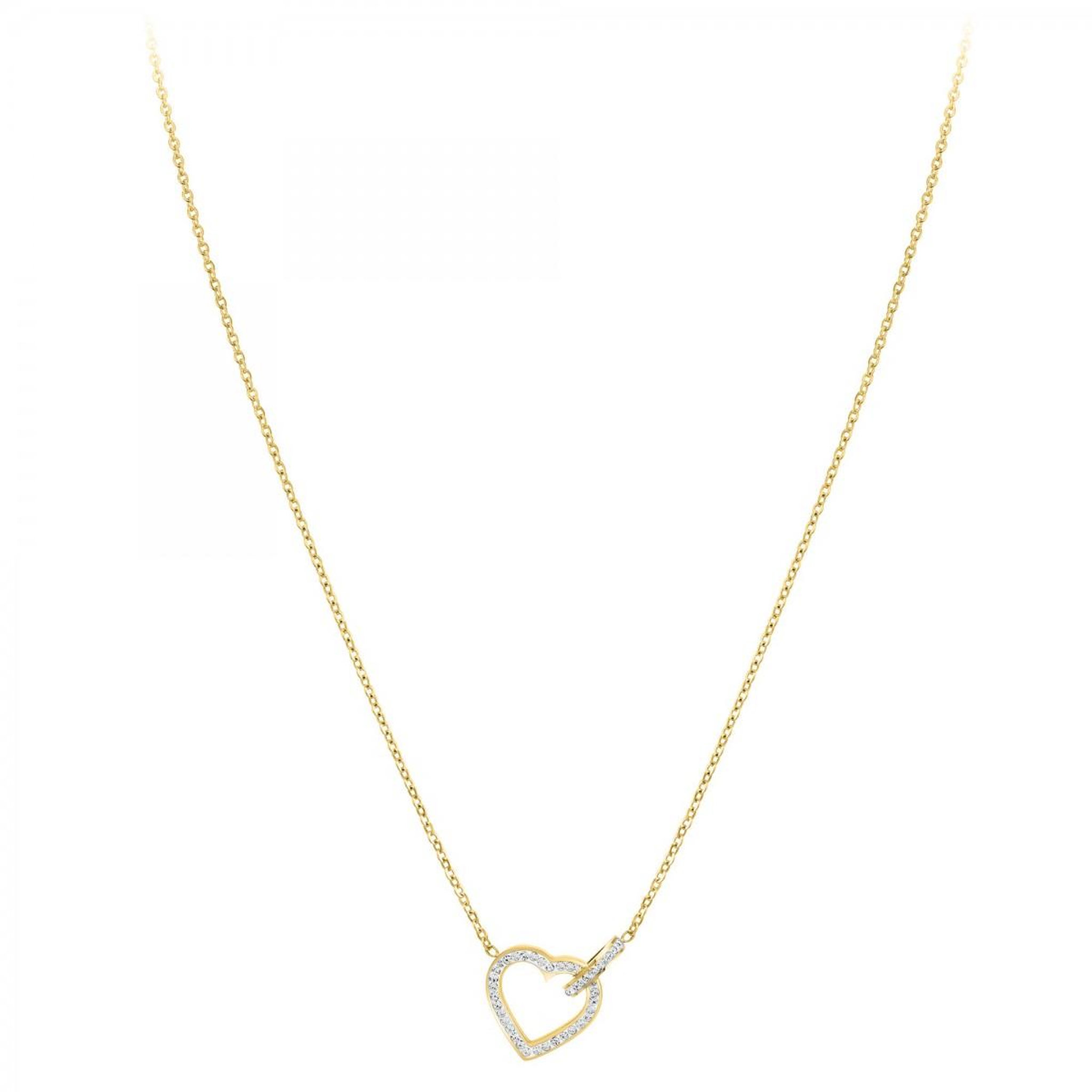 Voir la diapositive 3 : SC BOHEME Collier coeur par SC Bohème orné de Cristaux scintillants