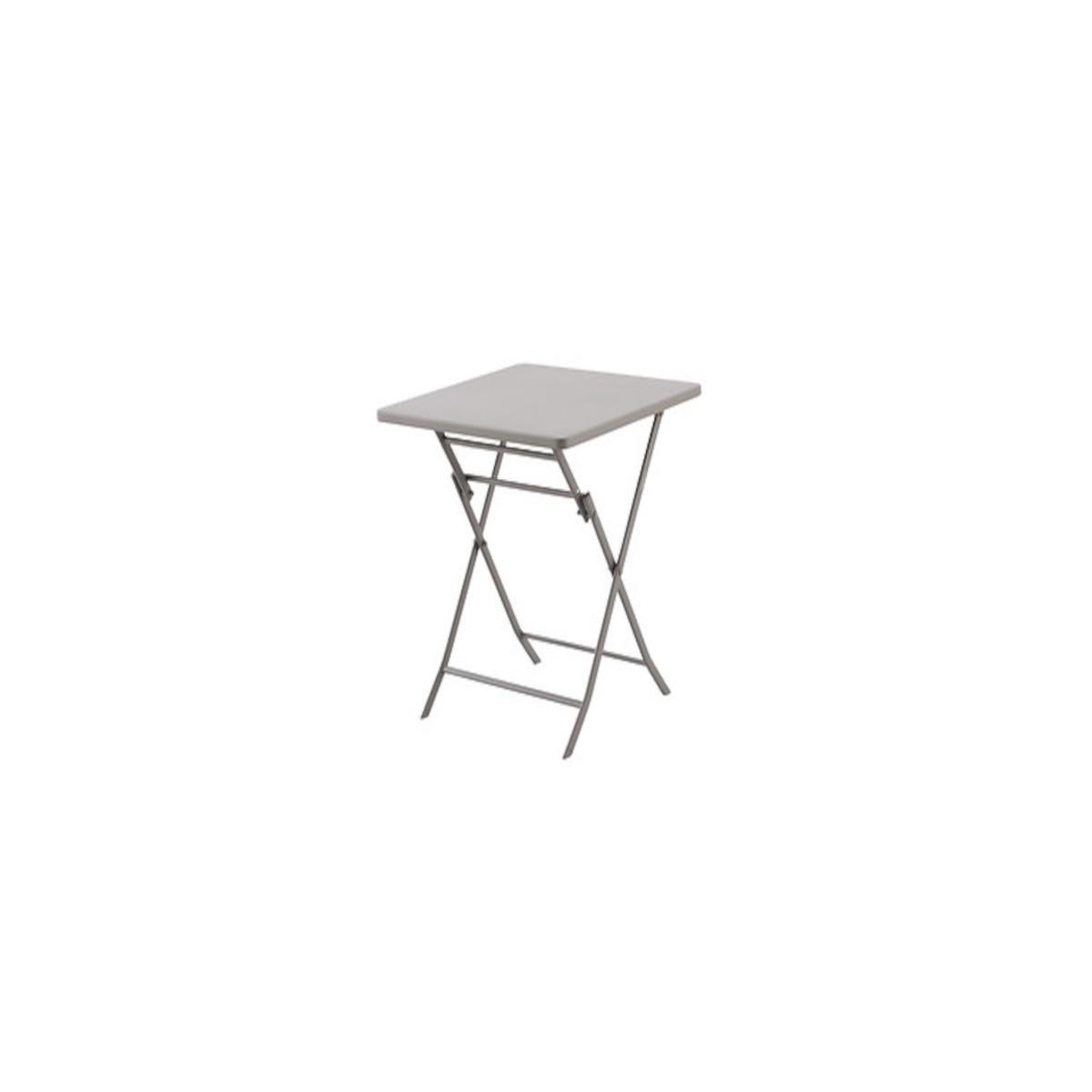HESPERIDE Table de jardin carrée Greensboro 70 x 70 cm Café - Hespéride