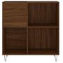 Voir la diapositive 4 : VIDAXL Armoire a disques chene marron 84,5x38x89 cm bois d'ingenierie