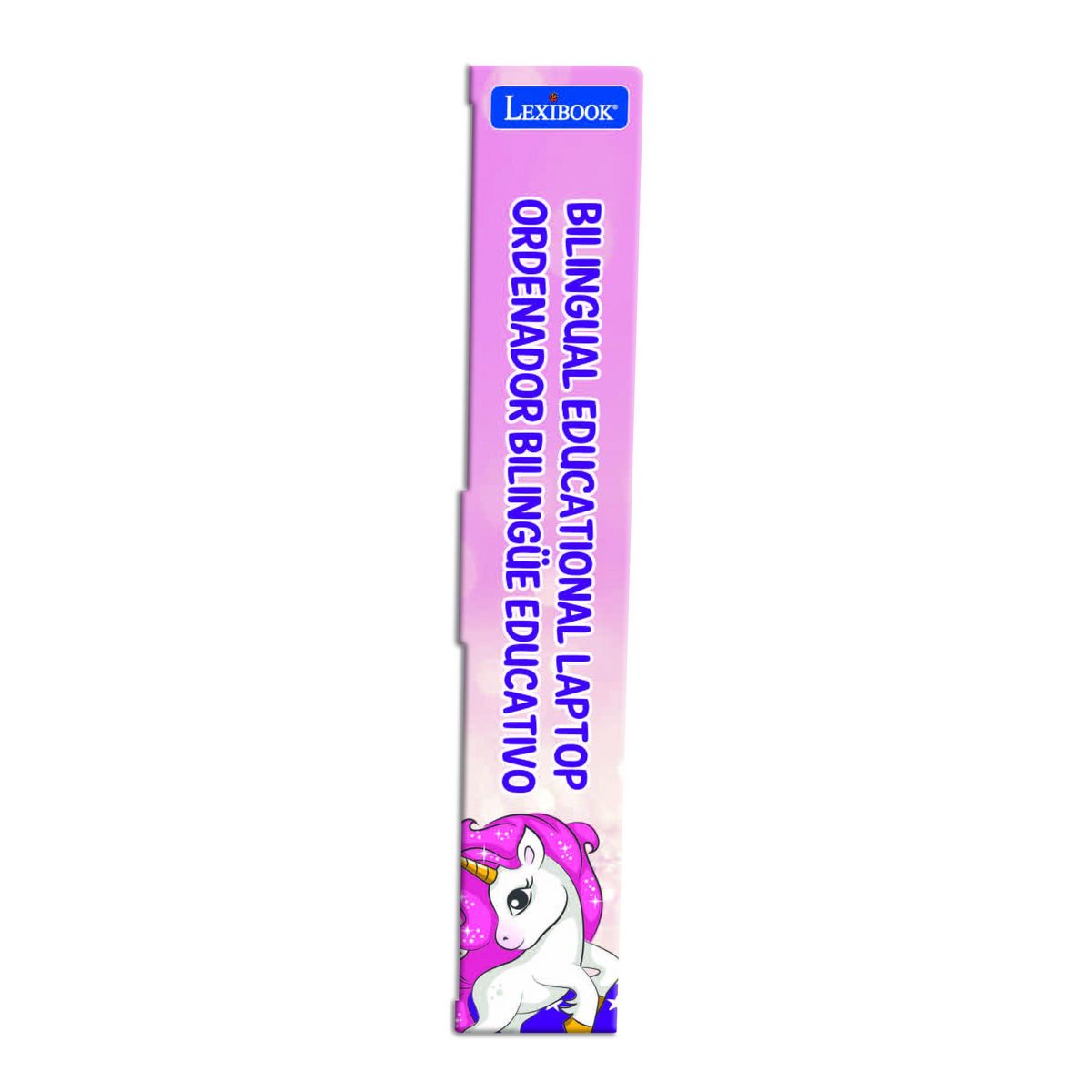 Lexibook Ordinateur portable éducatif bilingue Licorne (EN/ES)