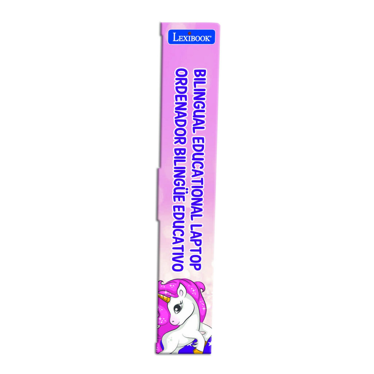 Lexibook Ordinateur portable éducatif bilingue Licorne (EN/ES)