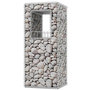 Voir la diapositive 4 : VIDAXL Jardiniere/Poteau de panier gabion 2 pcs Acier 50x50x120 cm
