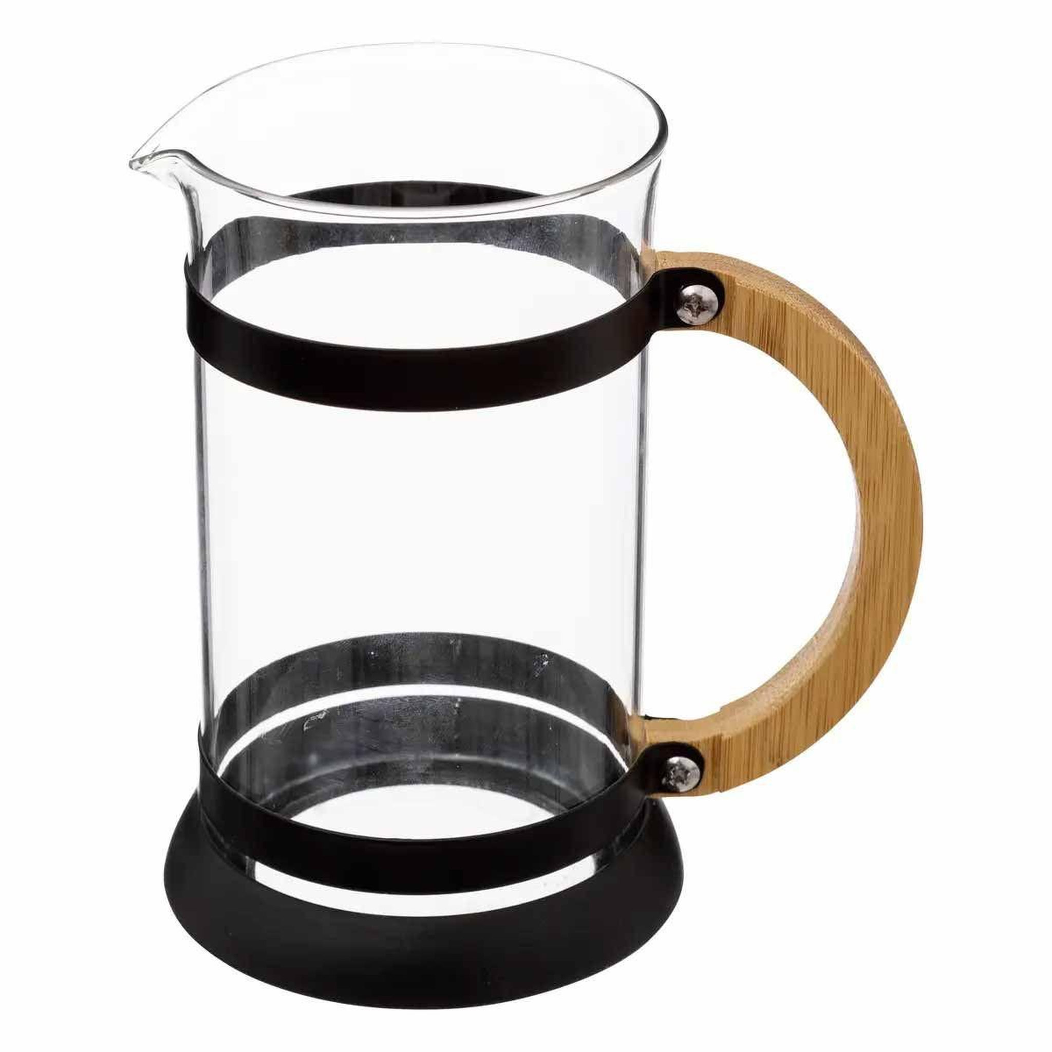 Voir la diapositive 3 : SECRET DE GOURMET Cafetière design en verre  luther  60cl noir