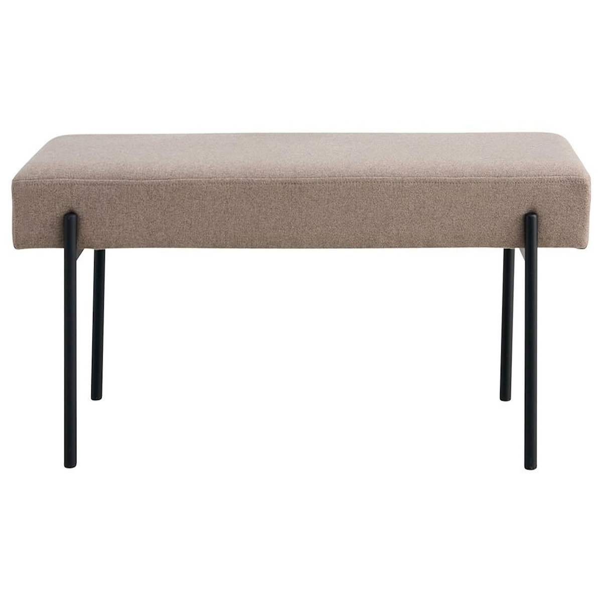 LISA DESIGN Romeo - banc - tissu bouclette - 100 cm