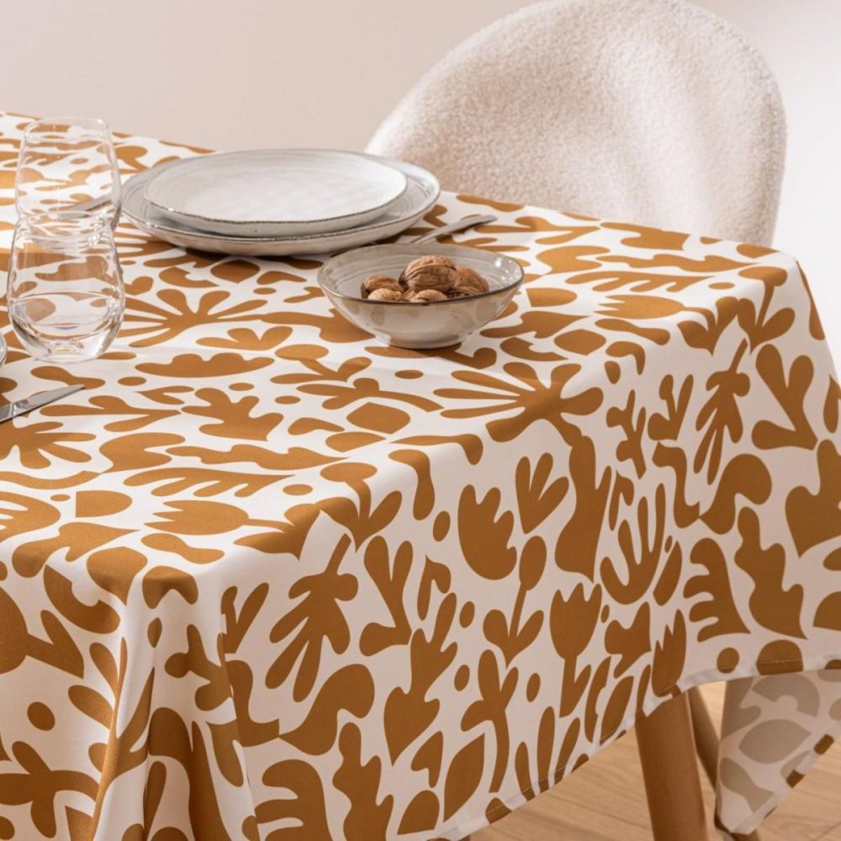 ATMOSPHERA Nappe imprimée antitache 140x240 cm JOLAN