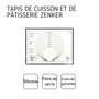 Voir la diapositive 4 : ZENKER Ensemble de 2 Tapis de cuisson en silicone 40 x 30 cm Zenker Smart Pastry