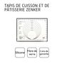 Voir la diapositive 4 : ZENKER Ensemble de 2 Tapis de cuisson en silicone 40 x 30 cm Zenker Smart Pastry