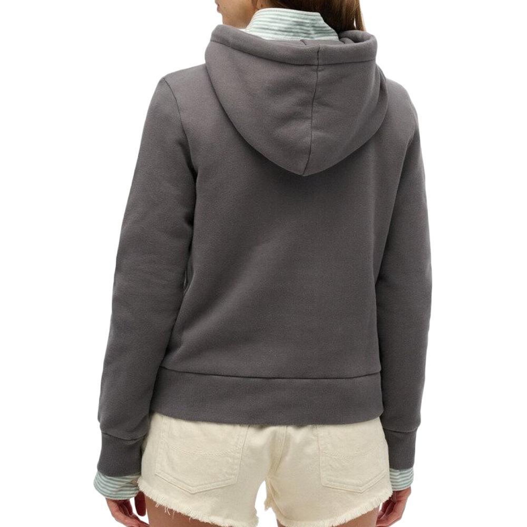 Voir la diapositive 2 : SUPERDRY Sweat Gris Femme Superdry Tonal