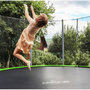 Voir la diapositive 5 : JUMP4FUN Trampoline de jardin ø 305 cm- 10FT- Filet intérieur, Matelas de protection et Echelle