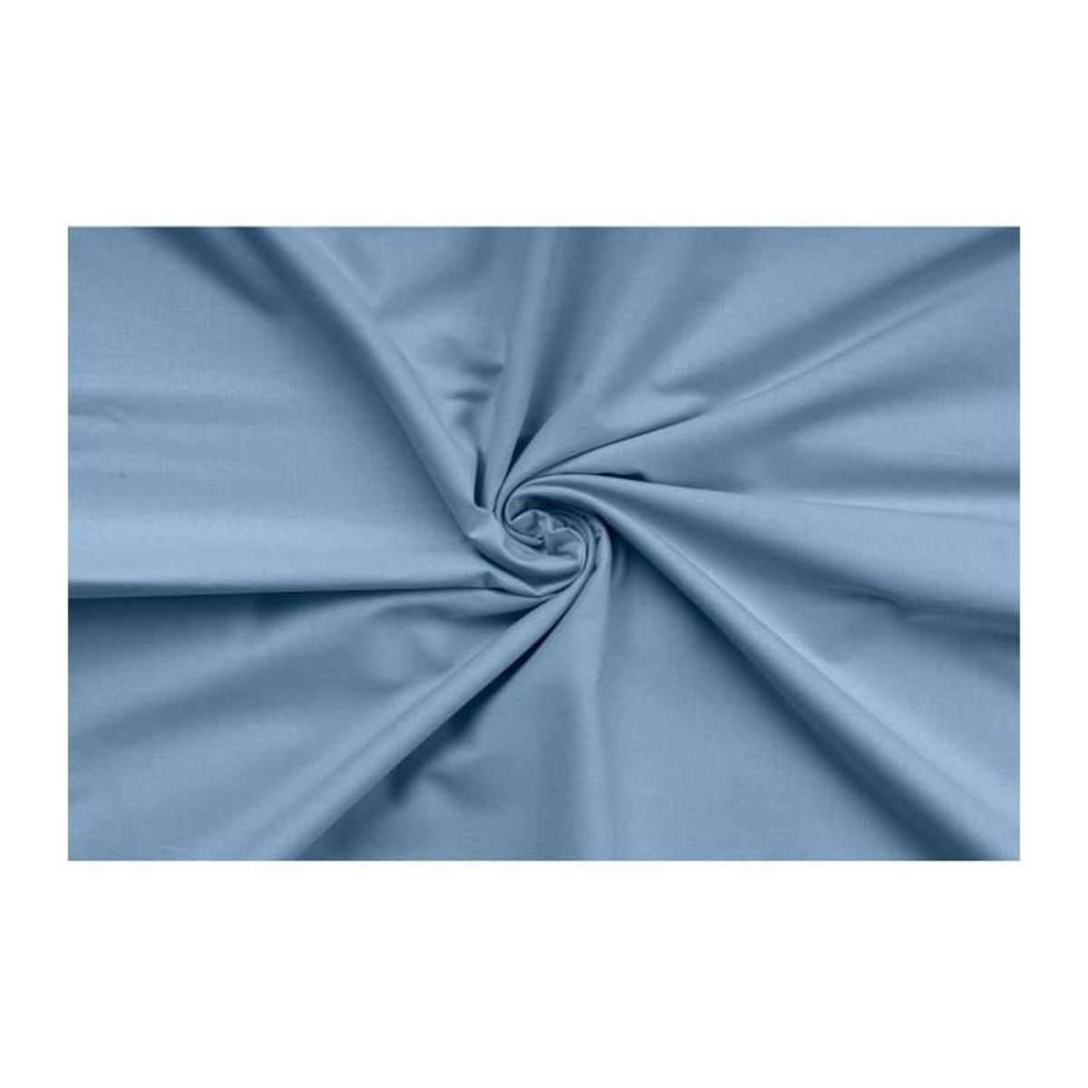 GENERIQUE Parure de lit - 1 housse de couette 220 x 240 cm + 2 taies d'oreiller 60 x 60 cm - 100% coton renforcé - Bleu