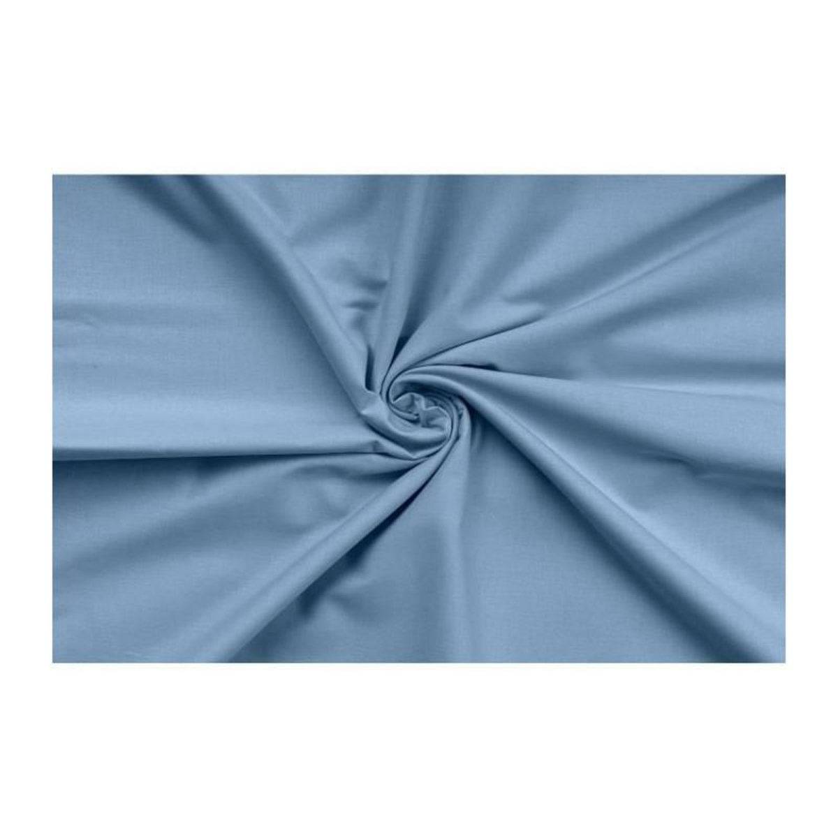 GENERIQUE Parure de lit - 1 housse de couette 220 x 240 cm + 2 taies d'oreiller 60 x 60 cm - 100% coton renforcé - Bleu