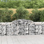 Voir la diapositive 1 : VIDAXL Paniers a gabions arques 7 pcs 300x50x80/100 cm fer galvanise