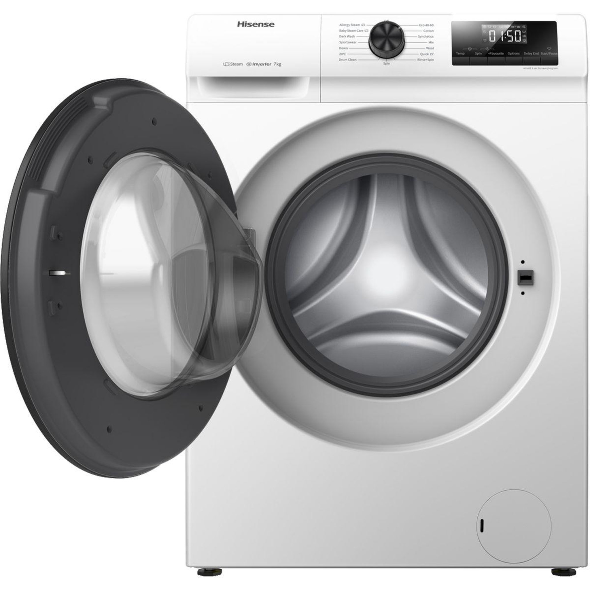 Voir la diapositive 3 : Hisense Lave linge compact WFQE7014EVM
