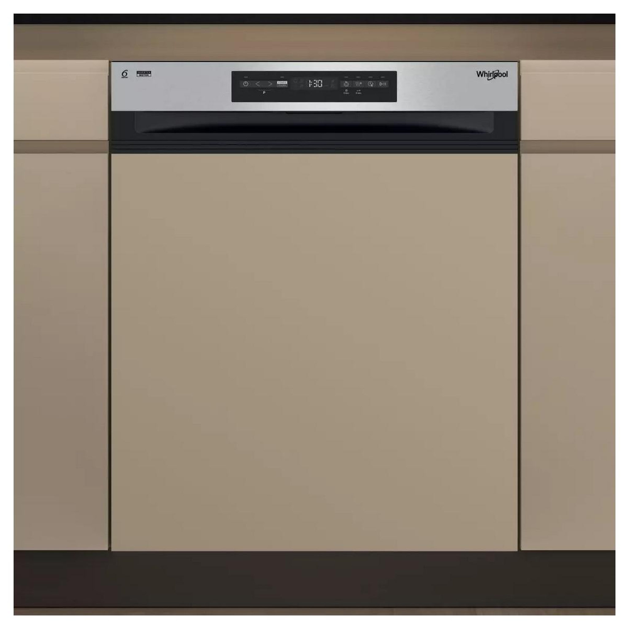 Whirlpool Lave-vaisselle 60cm 15 couverts 38bd intégrable avec bandeau - wh7pa15am60