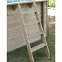 Voir la diapositive 2 : Ubbink Echelle bois extérieure pour piscines bois - Ubbink