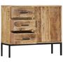 Voir la diapositive 5 : VIDAXL Buffet 88x30x71 cm Bois de manguier massif