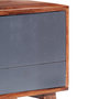 Voir la diapositive 5 : VIDAXL Meuble TV gris 140x30x45 cm bois solide