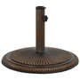 Voir la diapositive 1 : VIDAXL Socle de parasol Bronze 45x45x30 cm Fonte