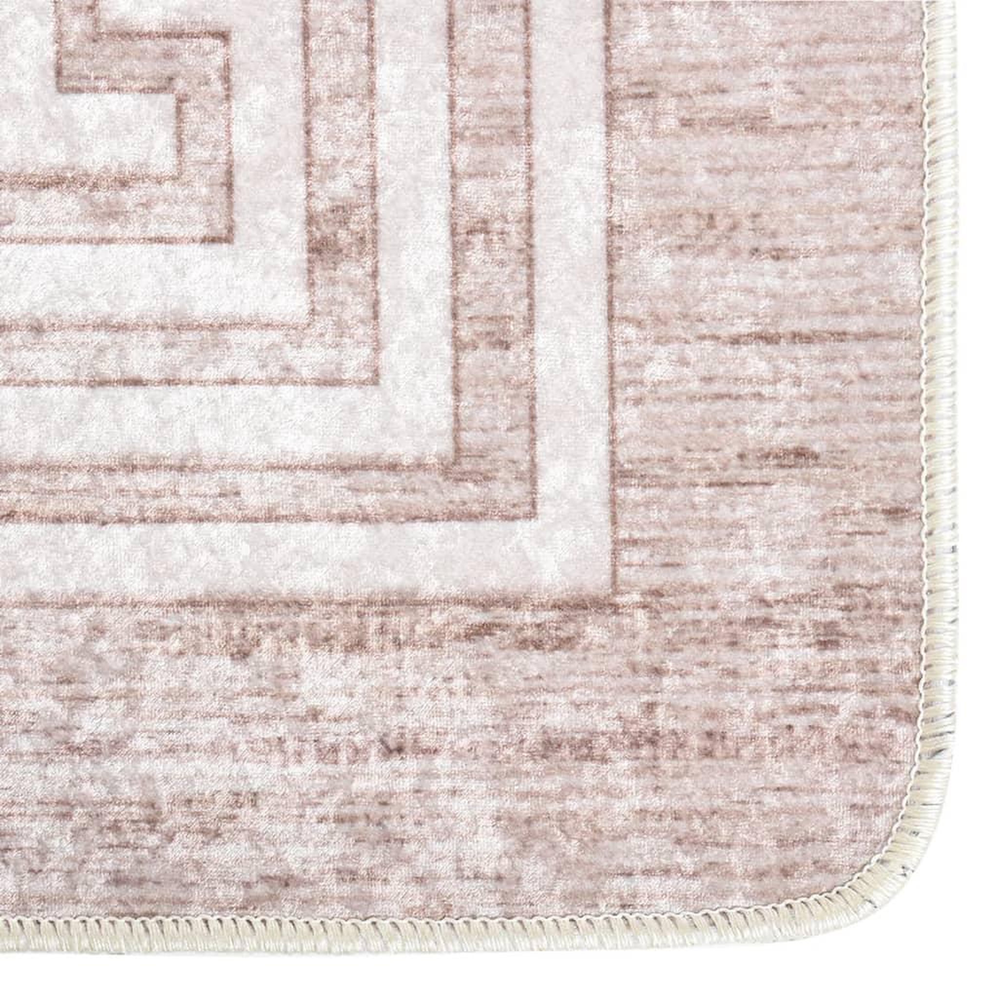 Voir la diapositive 4 : VIDAXL Tapis lavable antiderapant 80x150 cm Beige