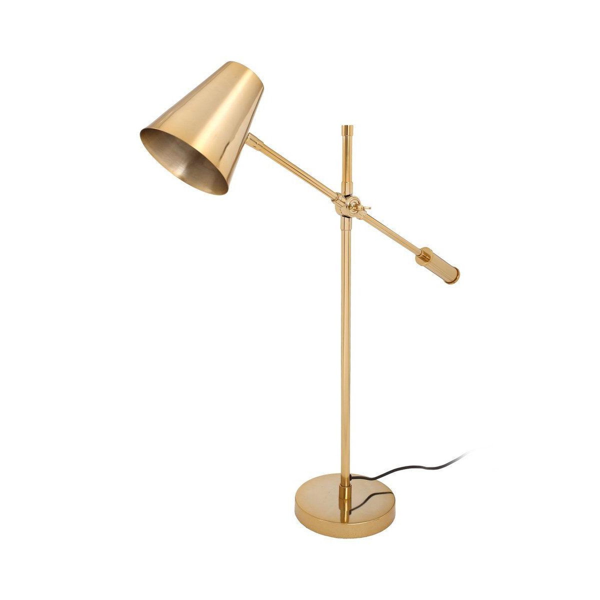 Voir la diapositive 2 : Paris Prix Lampe à poser industriel  celeste  74cm or