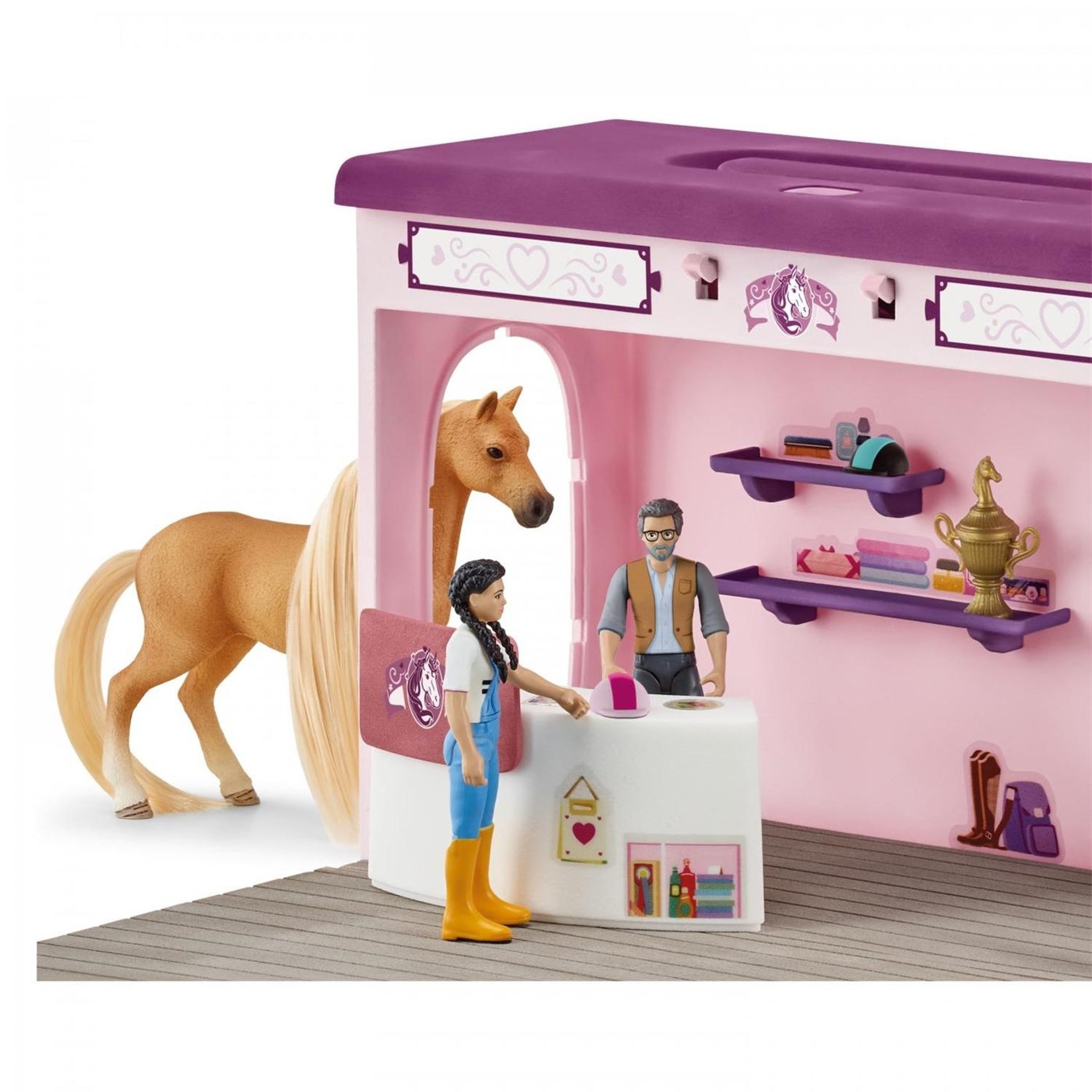 Voir la diapositive 3 : Schleich Horse Club Sofia's Beauties Boutique pop-up avec figurines
