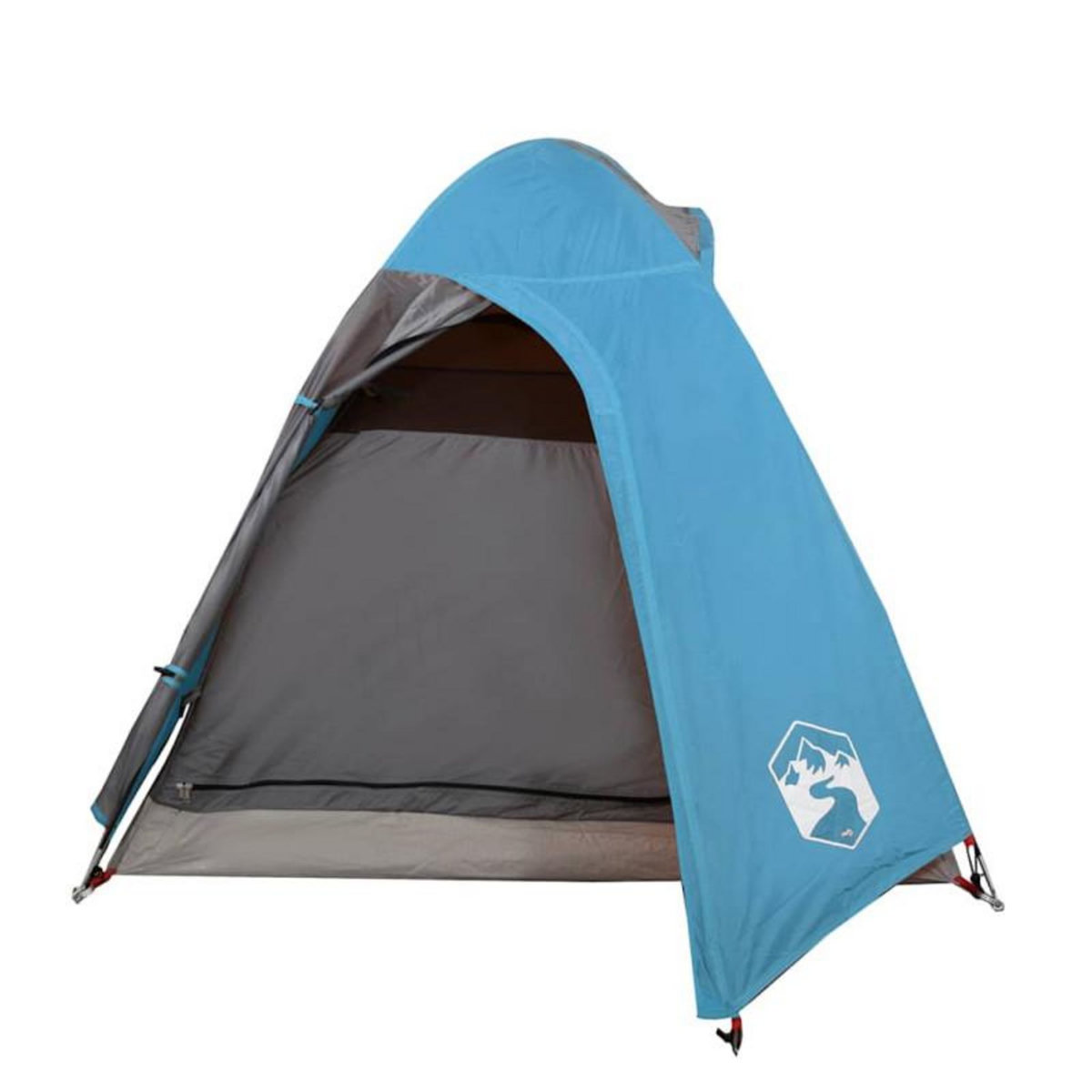 VIDAXL Tente de camping à dôme 2 personne bleu imperméable