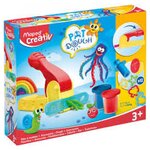 MAPED Pate a modeler - 4 pots et 12 accessoires