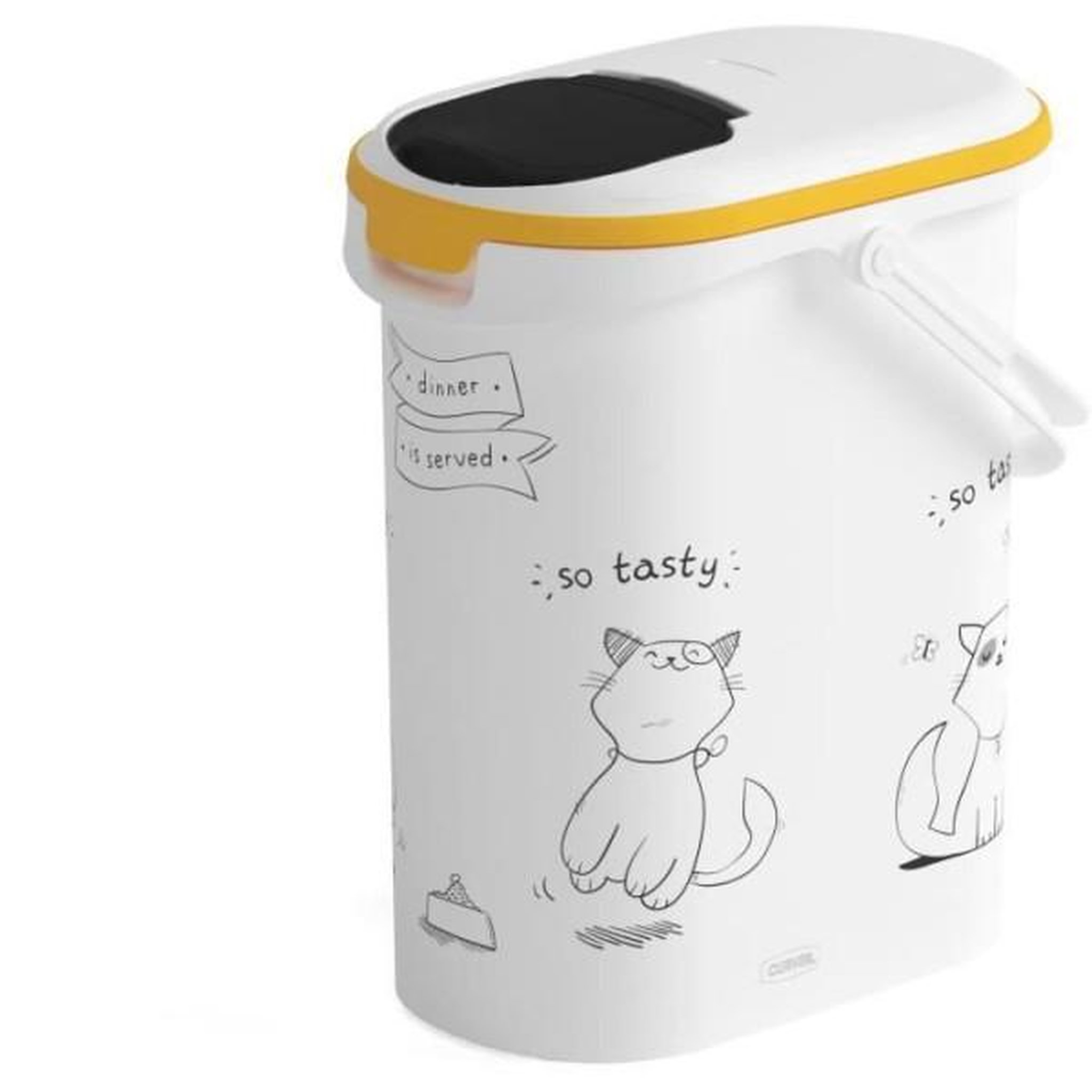 CURVER CURVER Conteneur a croquettes pour chat 4 kg - 10L - Le diner et servi