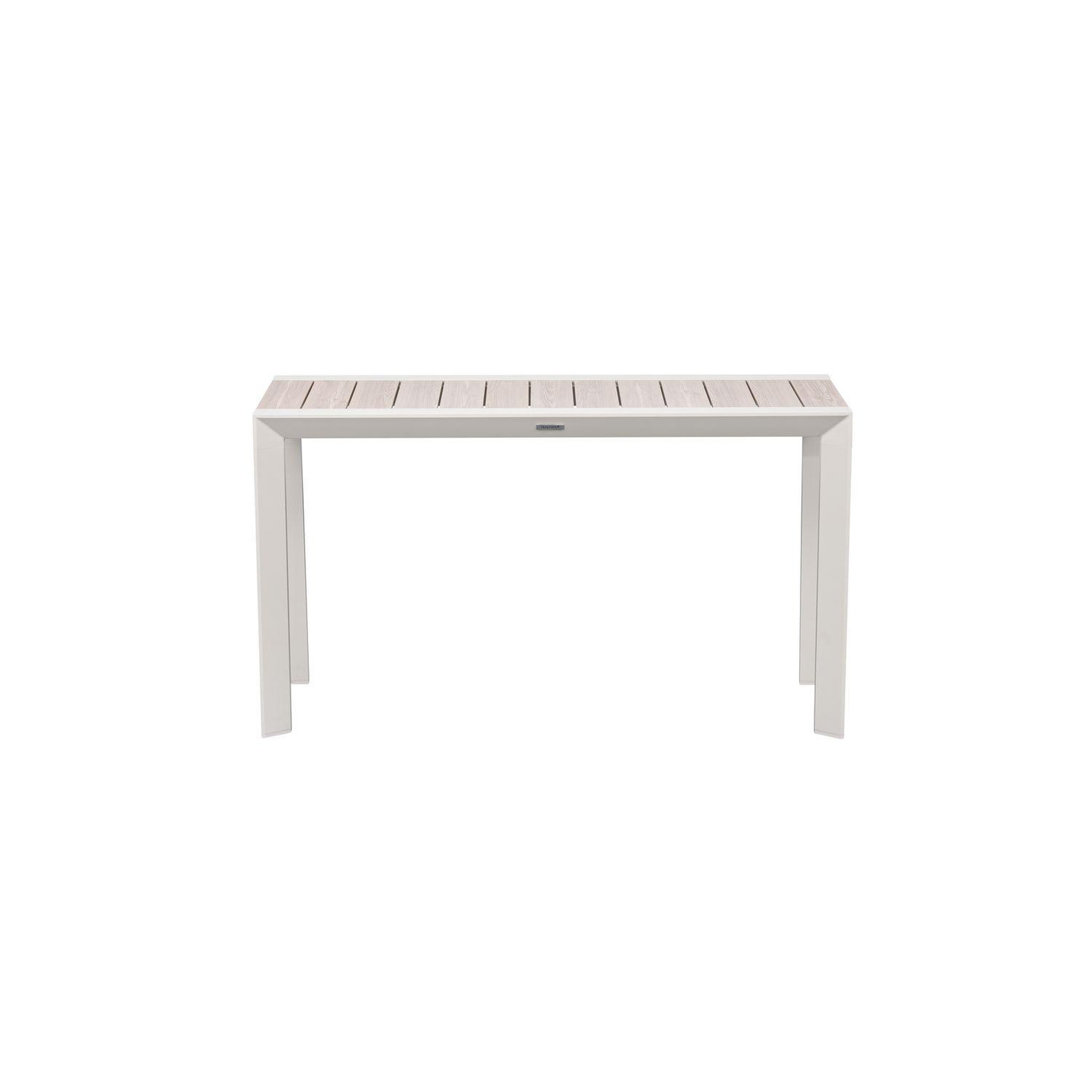 Voir la diapositive 3 : HESPERIDE Console de jardin en aluminium effet bois evasion