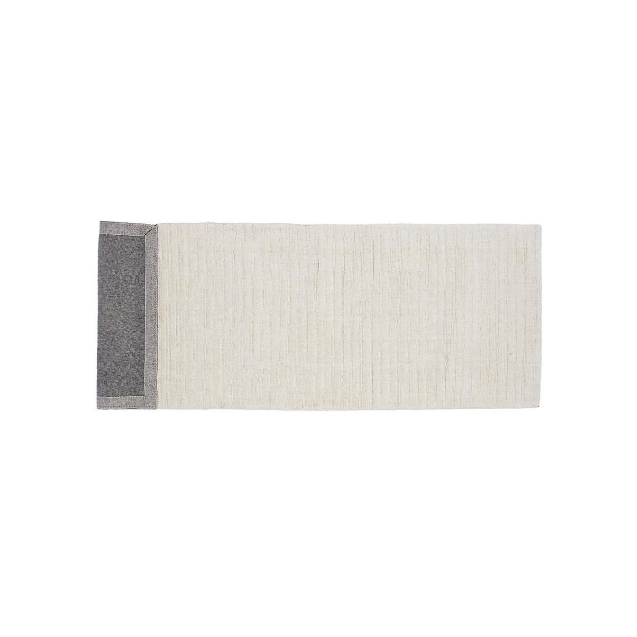 Voir la diapositive 2 : Paris Prix Tapis design  milton  70x200cm naturel