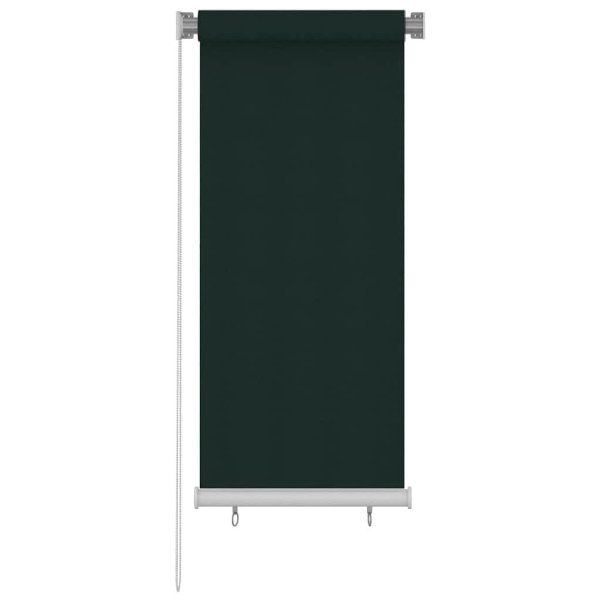 Voir la diapositive 1 : VIDAXL Store roulant d'exterieur 65 (l) x 140 (h) cm hdpe vert fonce