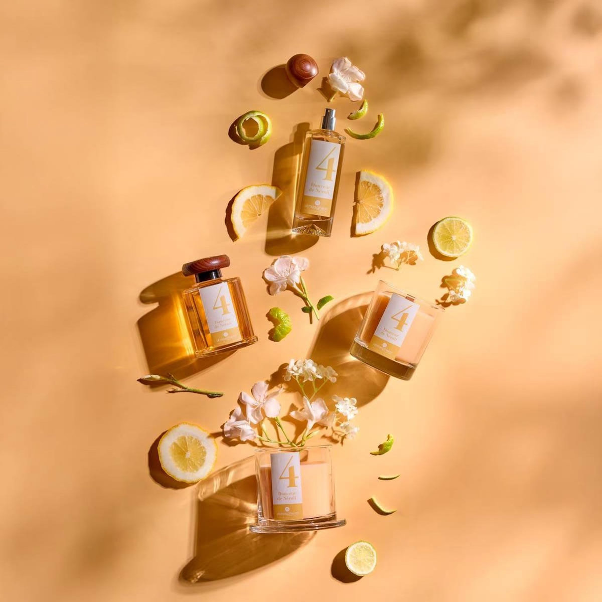 ATMOSPHERA Bougie Parfumée en Verre  Numia  180g Douceur de Néroli