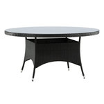 Paris Prix Table de Jardin Ronde  Volta  150cm Noir