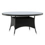 Voir la diapositive 1 : Paris Prix Table de Jardin Ronde  Volta  150cm Noir