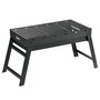 Voir la diapositive 1 : OUTSUNNY Barbecue à charbon de bois pliable portable dim. 74L x 30l x 37H cm avec grille acier noir