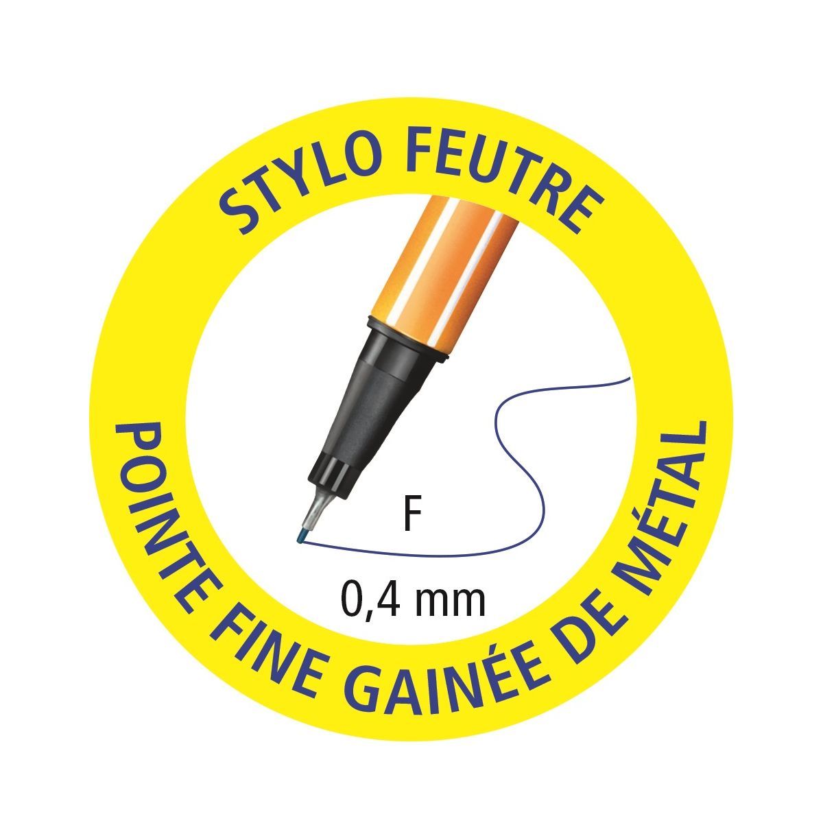 STABILO Lot de 12 stylos feutres Point 88 