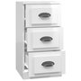 Voir la diapositive 3 : VIDAXL Buffet blanc brillant 36x35,5x67,5 cm bois d'ingenierie