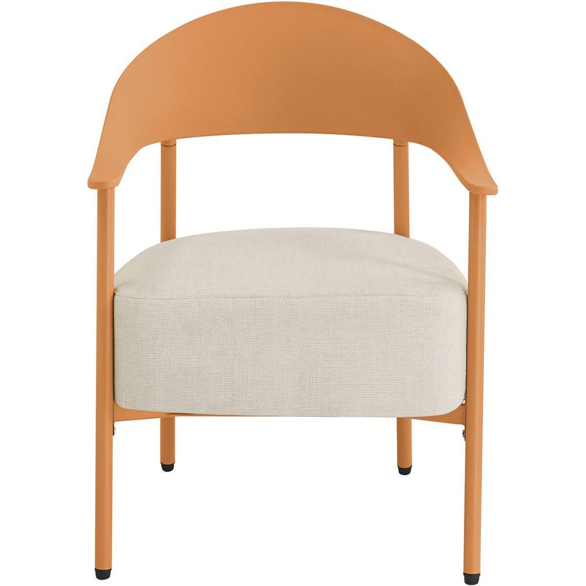 Voir la diapositive 4 : Habitat et Jardin Lot de 2 fauteuils de jardin en plastique et métal  céora  - orange