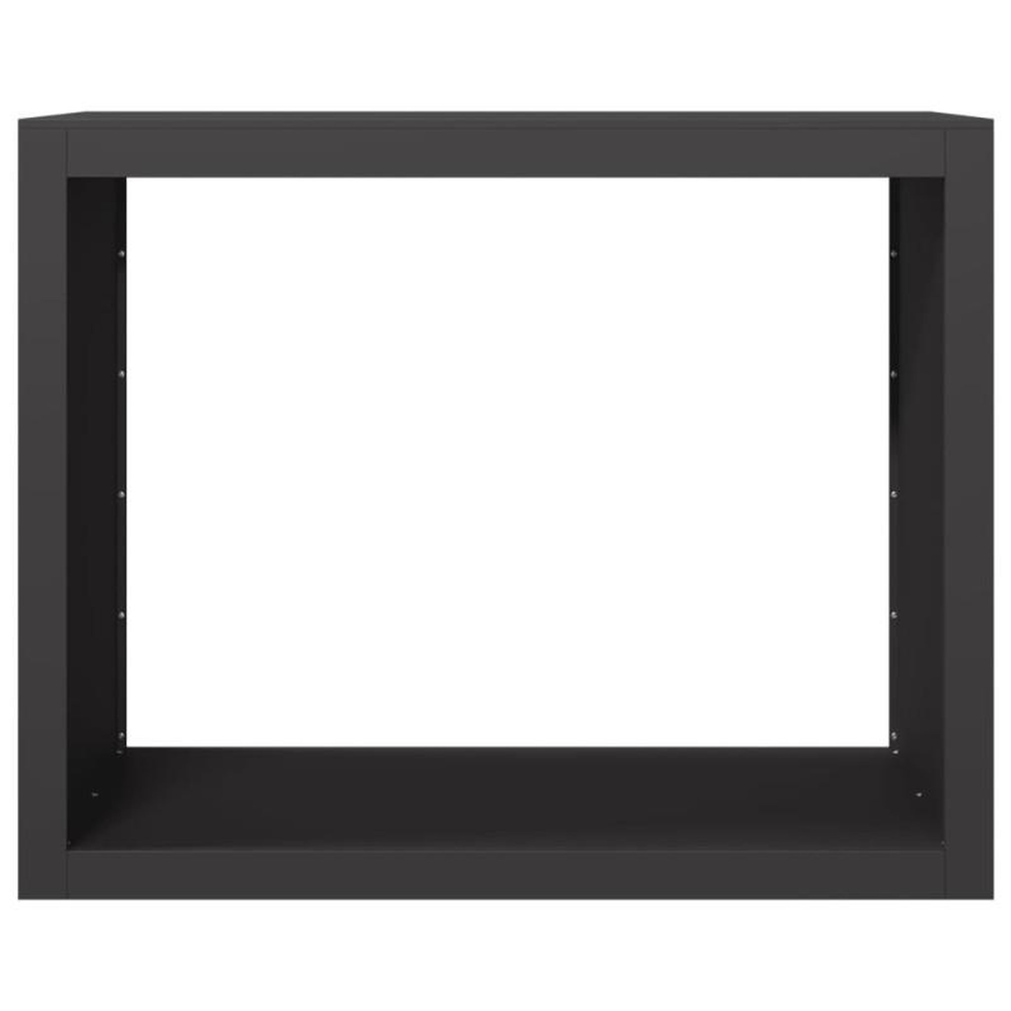 Voir la diapositive 4 : VIDAXL Portant de bois de chauffage noir 100x40x80 cm acier
