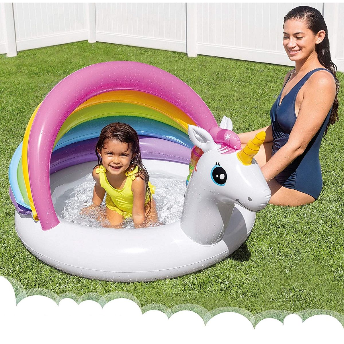 INTEX Piscine Licorne pour bébé 